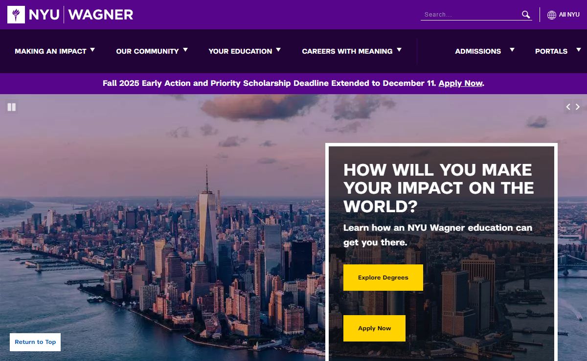 NYU Wagner Graduate School of Public Service