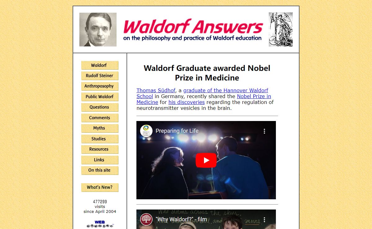 Waldorf answers on Waldorf schools and the philosophy and practice of Waldorf education