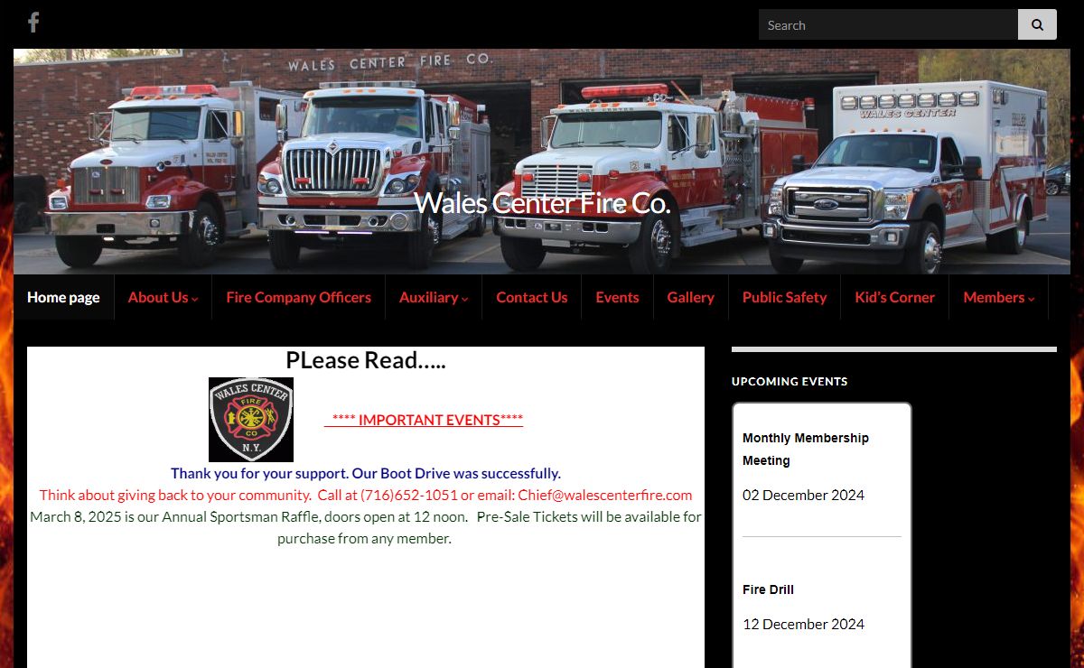 Home page - Wales Center Fire Co.