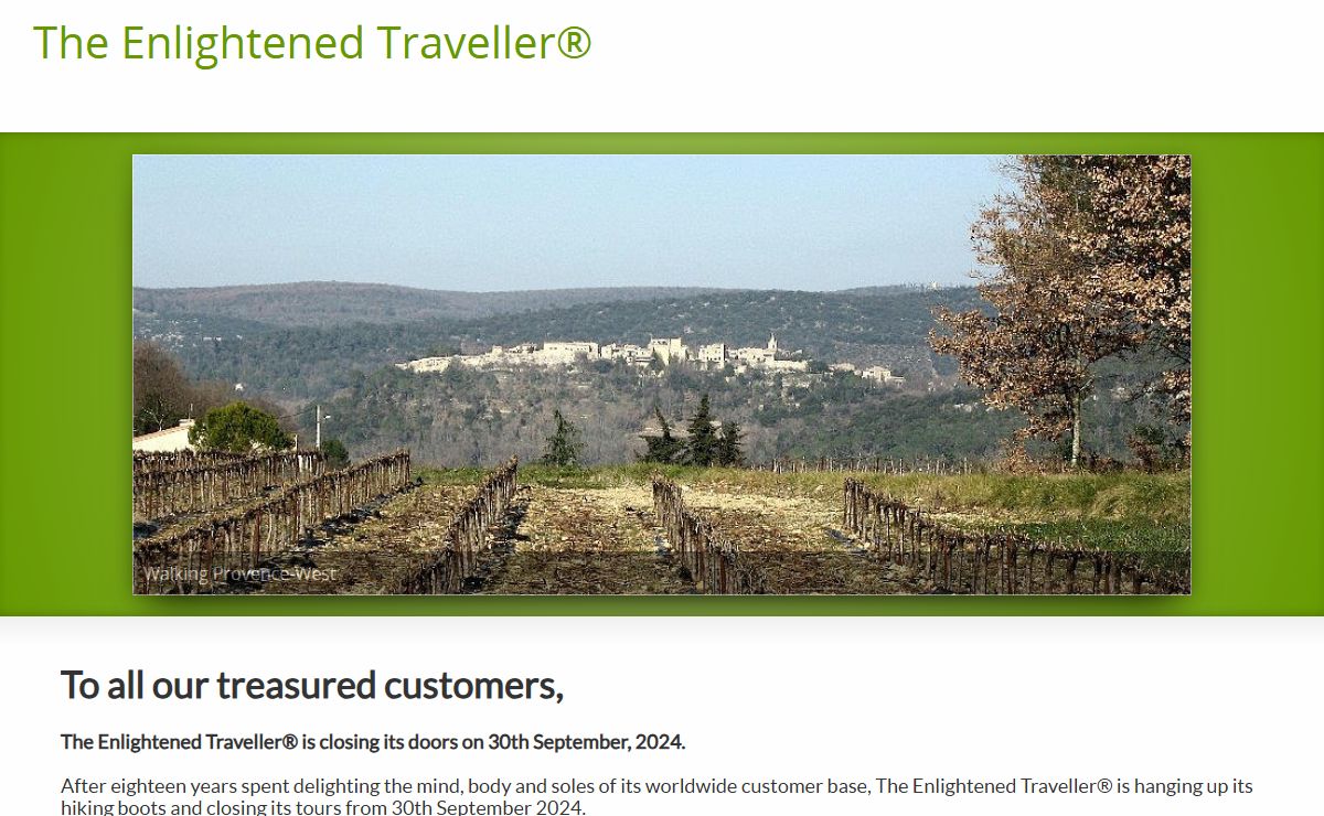 The Enlightened Traveller® | Walking Holidays in France with The Enlightened Traveller®