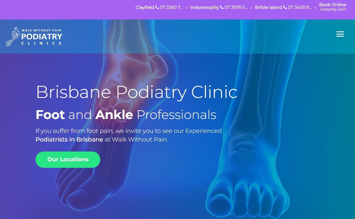 Podiatrist Brisbane | Walk Without Pain Podiatry Clinics