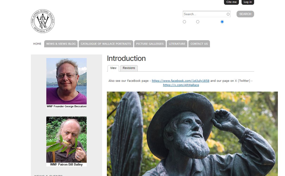 Introduction | The Alfred Russel Wallace Website
