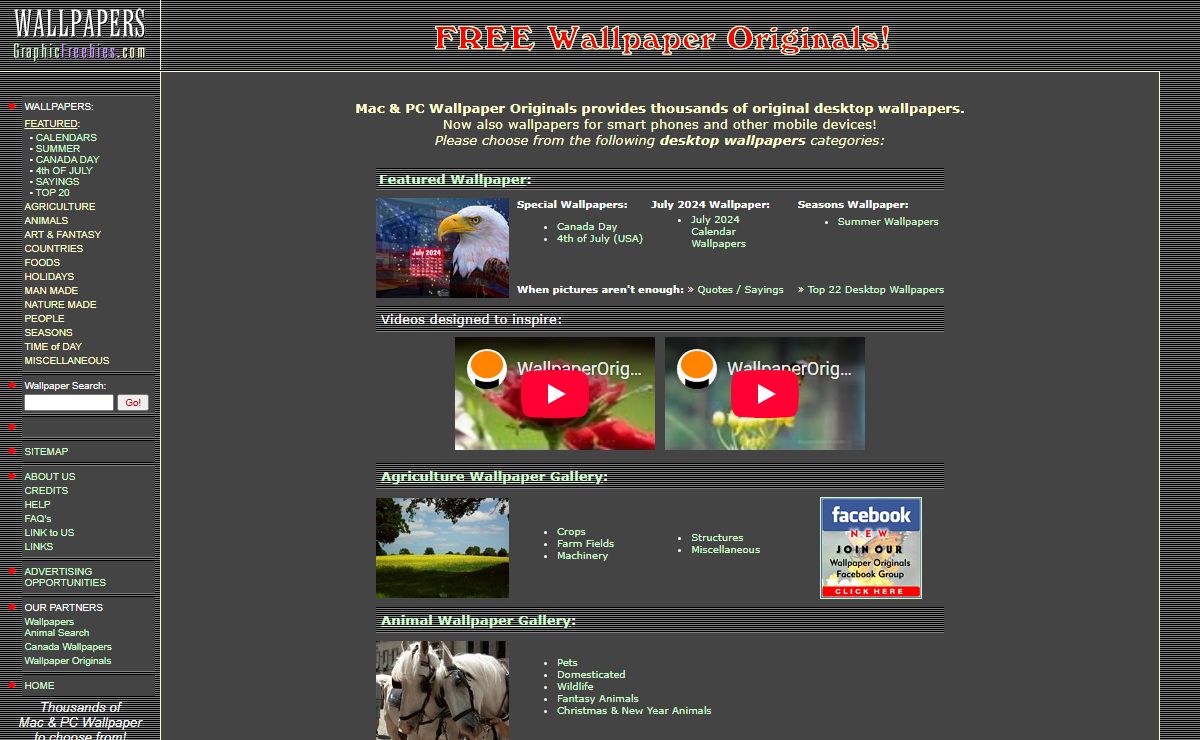 Wallpaper Originals: Desktop Wallpapers for Mac, PC, Smart Phones, Tablets & Other Mobile Devices | ALL FREE
