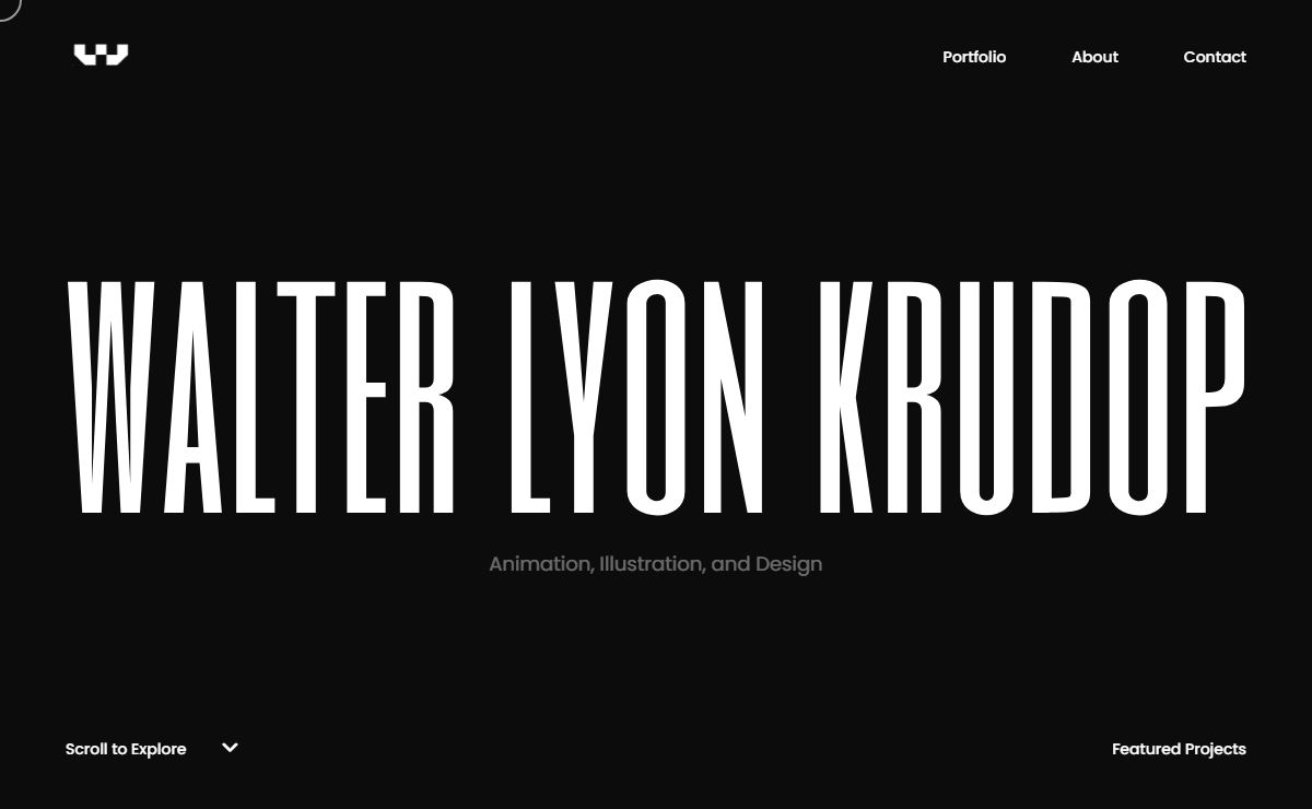 Walter Lyon Krudop – Animation, Illustration, and Design