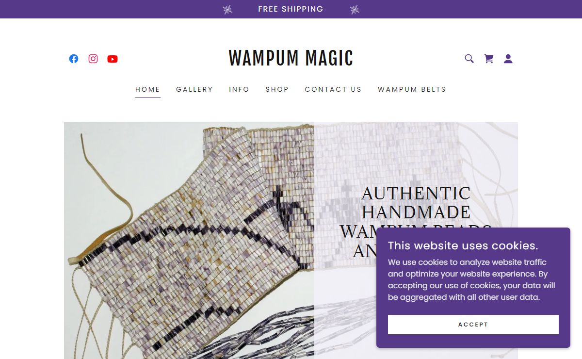 Wampum Magic - Wampum Beads and Jewelry, Retail and Wholesale