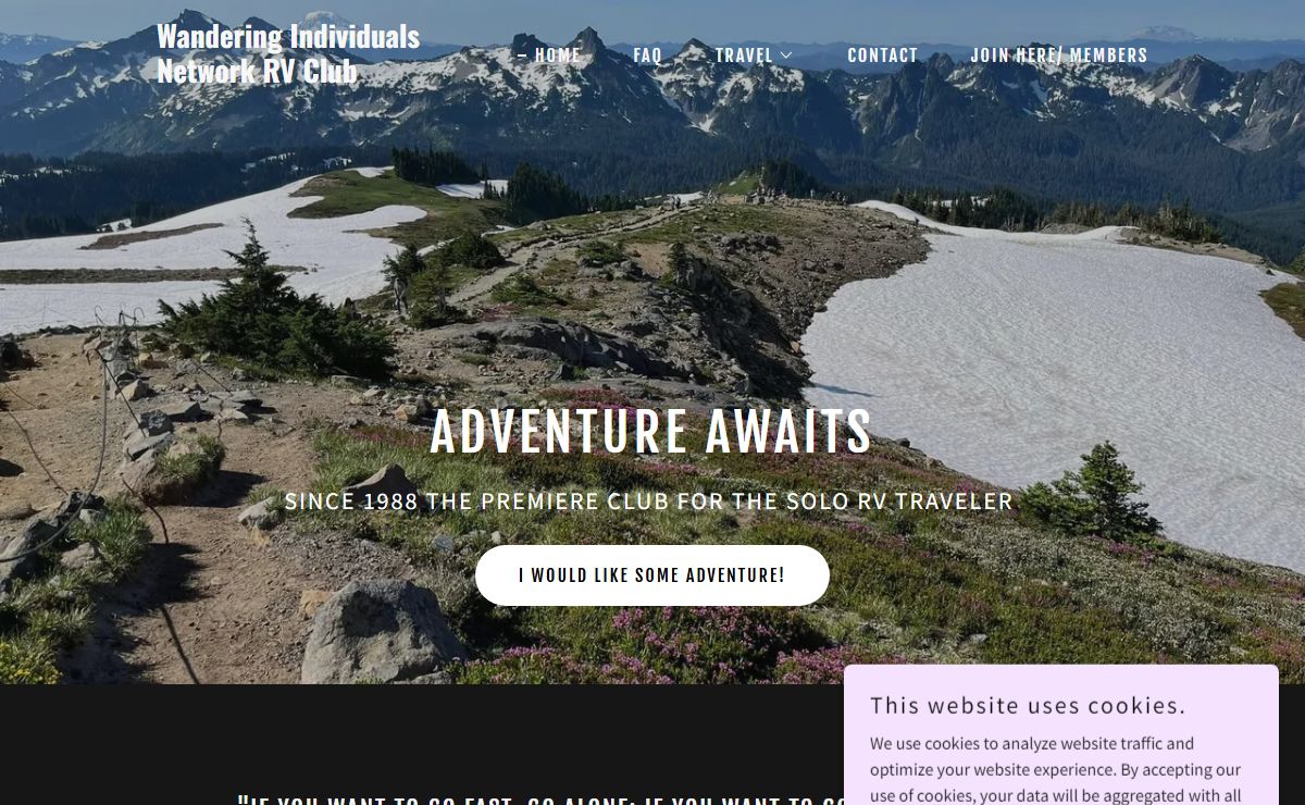 Wandering Individual Network - RV Travel, Travel, RV Travel