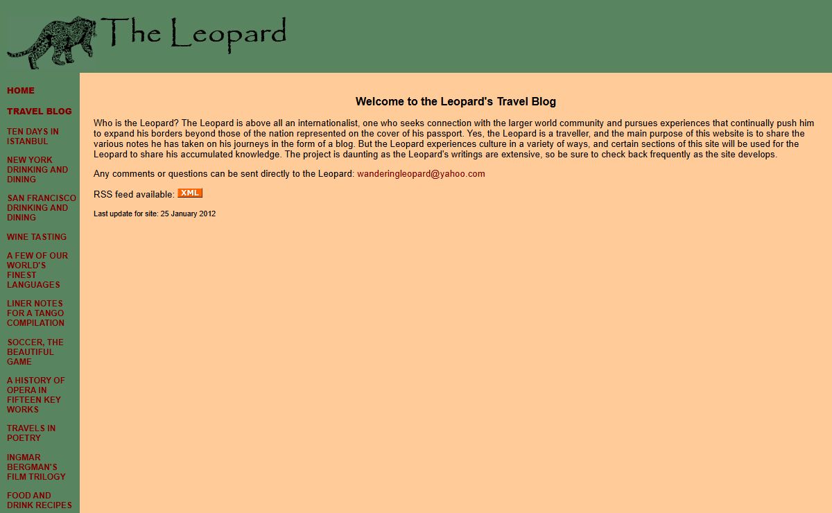 The Leopard's Travel Blog