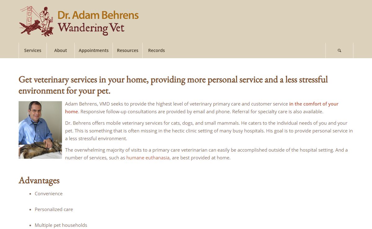 wanderingvet.com – Dr. Adam Behrens