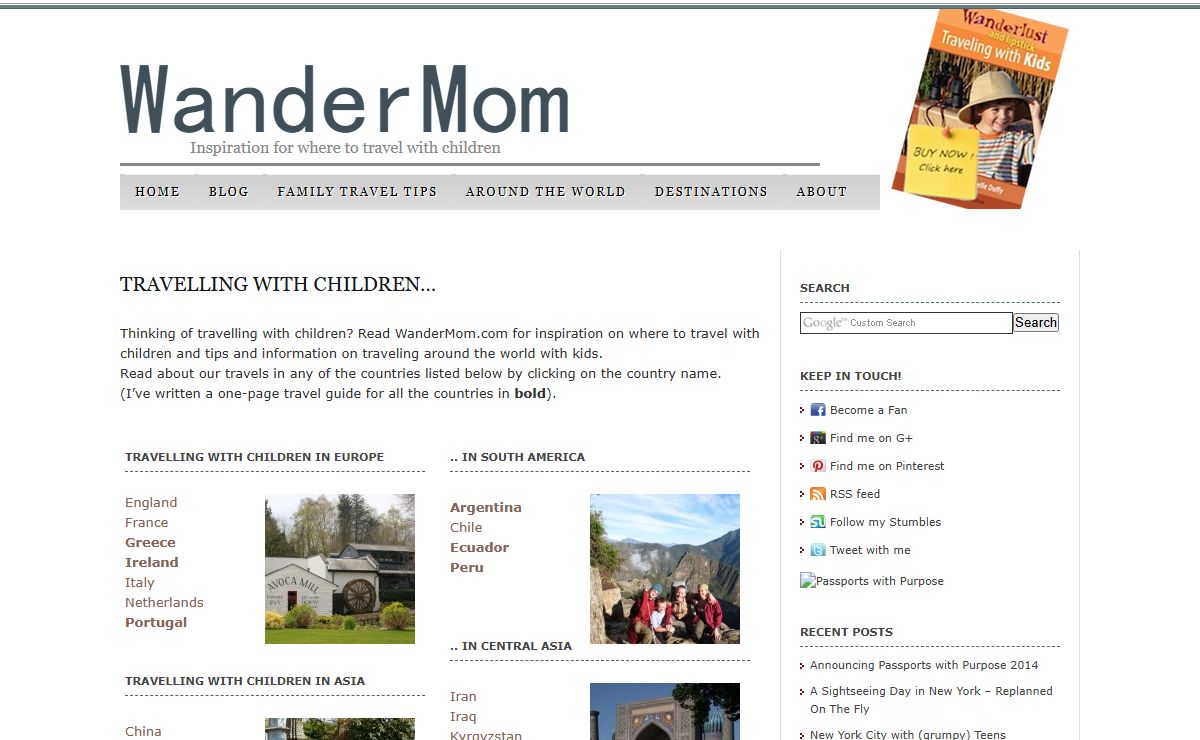 Travelling With Children : WanderMom