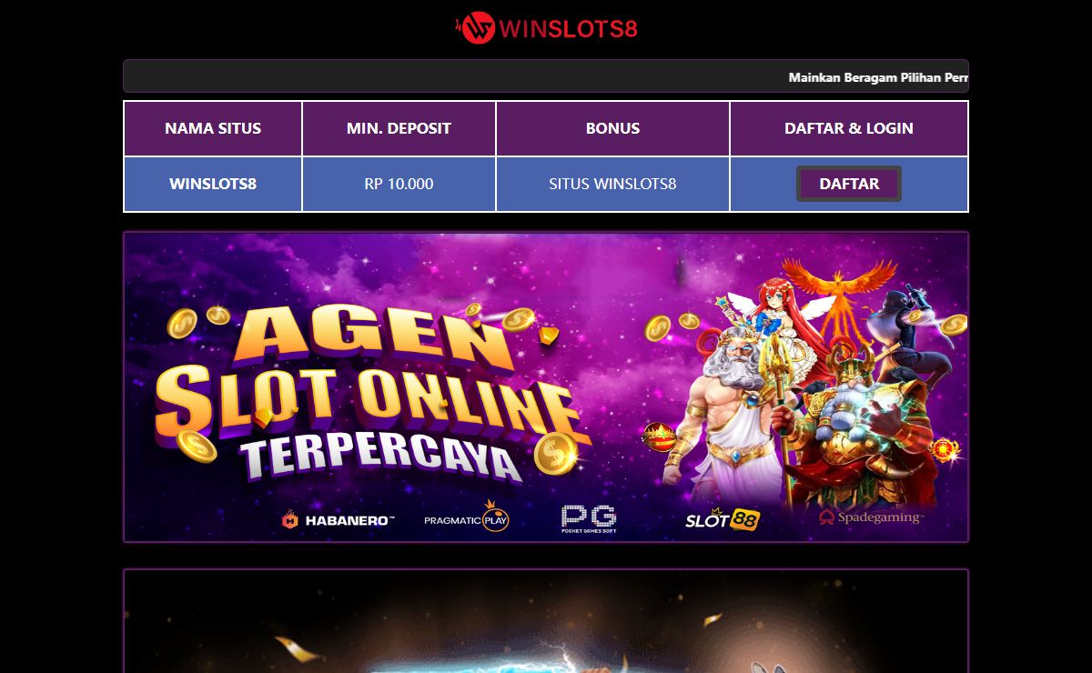 Winslots8: Link Slot Gacor Sensasional Anti Boncos Pasti Bocor