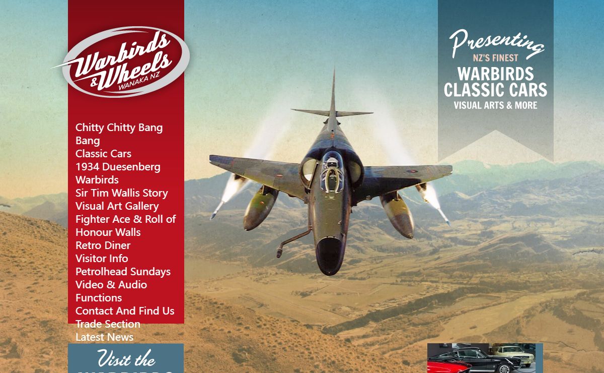 Classic car museum, family acitivity lake wanaka, New Zealand » Warbirds and Wheels Museum