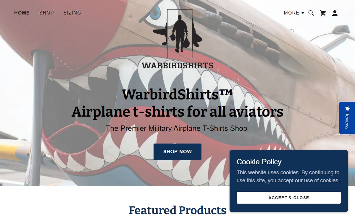 Warbirdshirts - Airplane T-Shirts, Usa Made