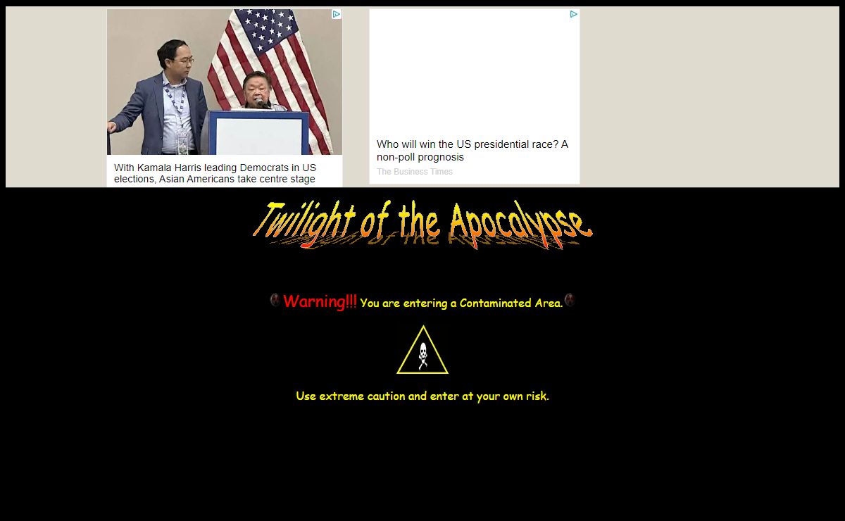 Twilight of the Apocalypse