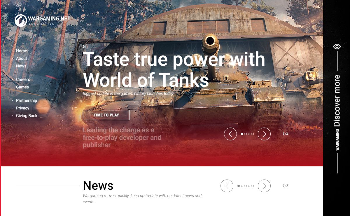 Wargaming Website for Applicants