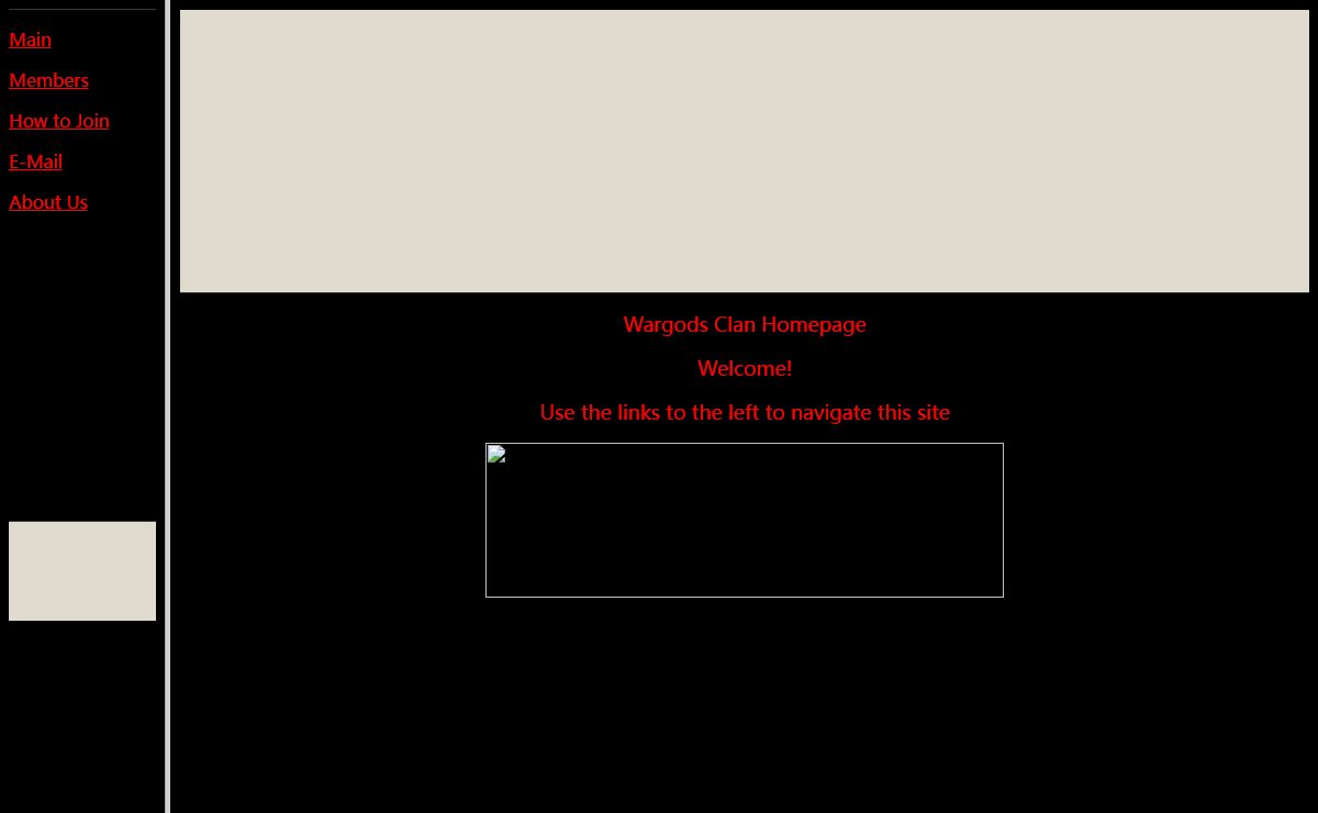 Wargods Clan Homepage