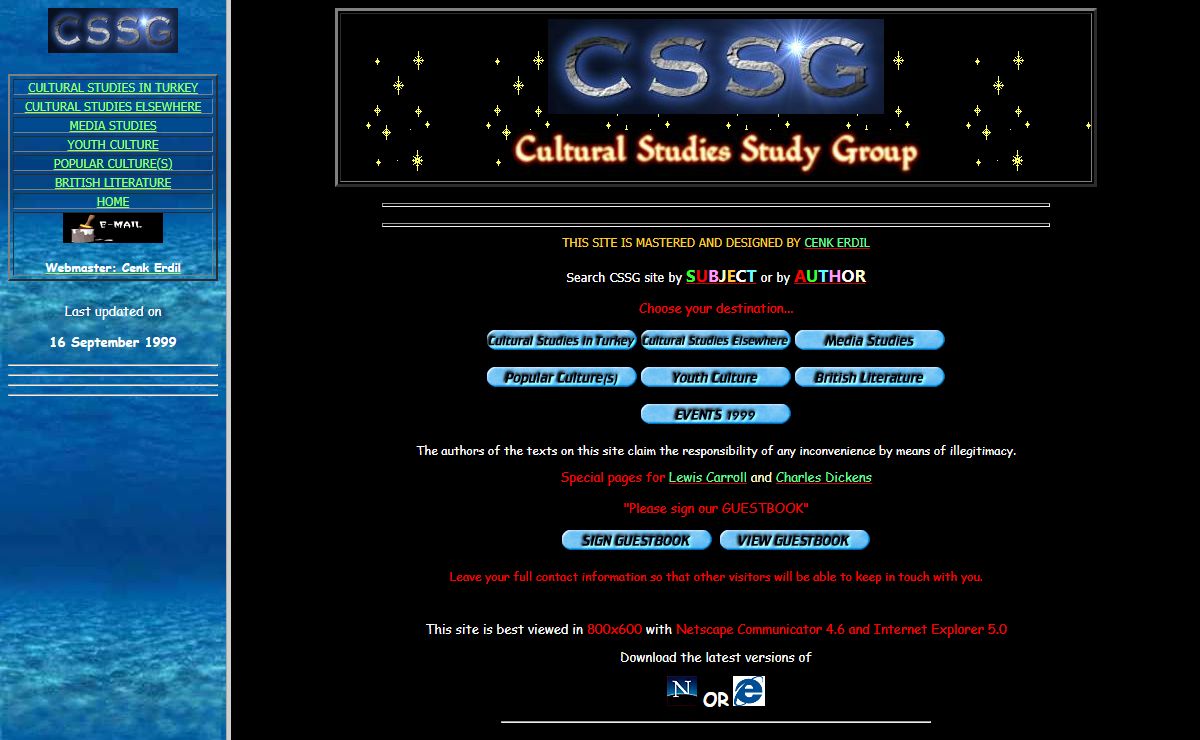 CULTURAL STUDIES