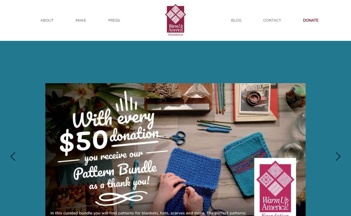 Warm Up America – Warming hearts and bodies with yarn