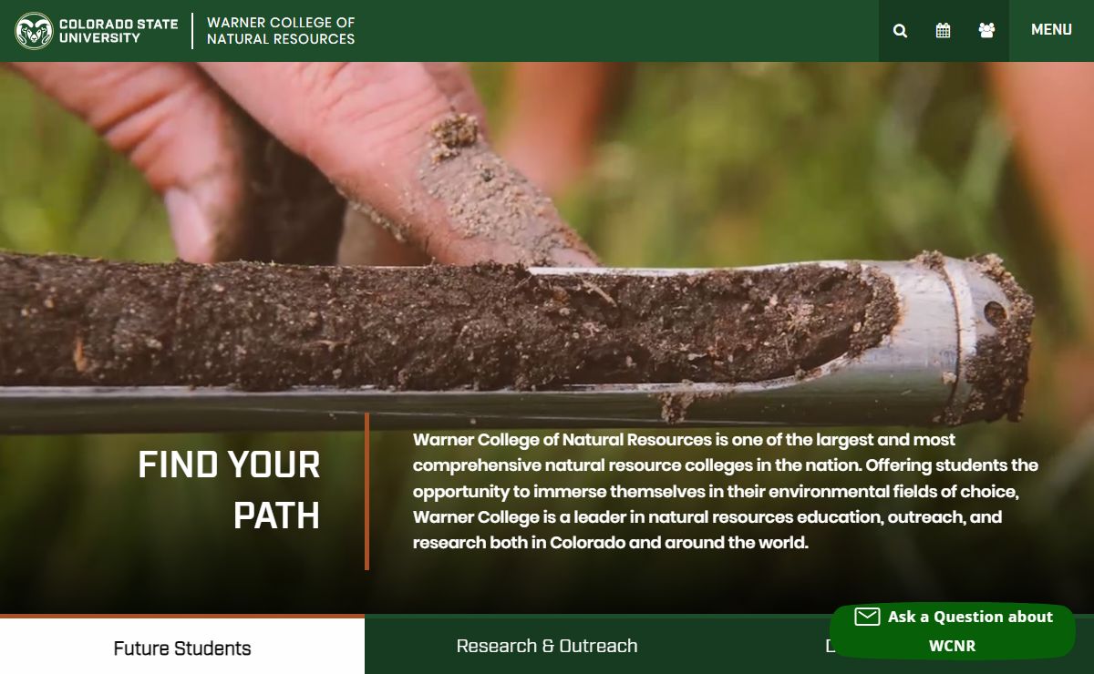 Warner College of Natural Resources - Home