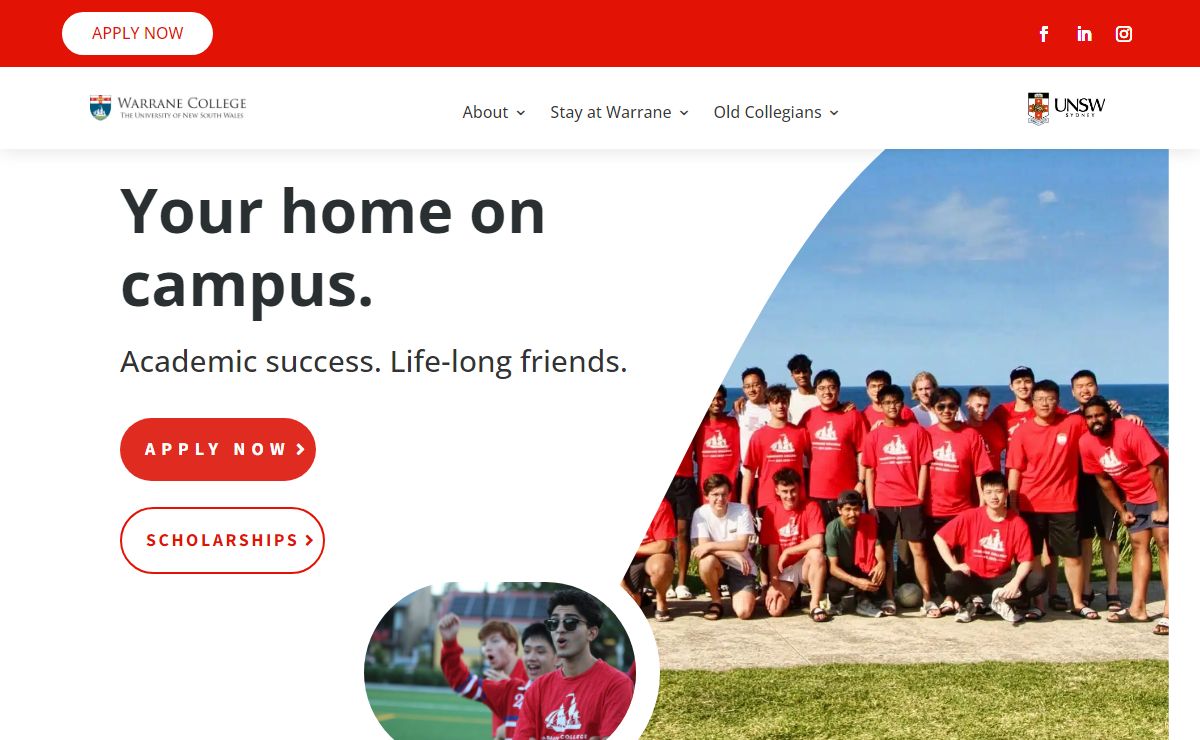 Homepage - Warrane College UNSW - Accommodation