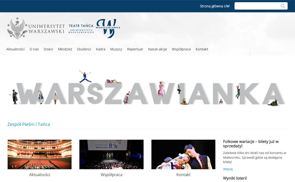 Teatr Tańca Uniwersytetu Warszawskiego WARSZAWIANKA