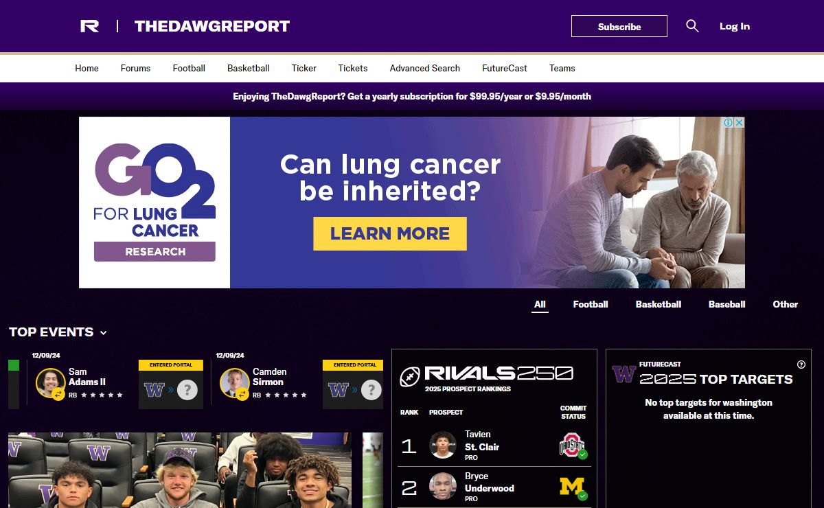 TheDawgReport: Washington Huskies Football & Basketball Recruiting