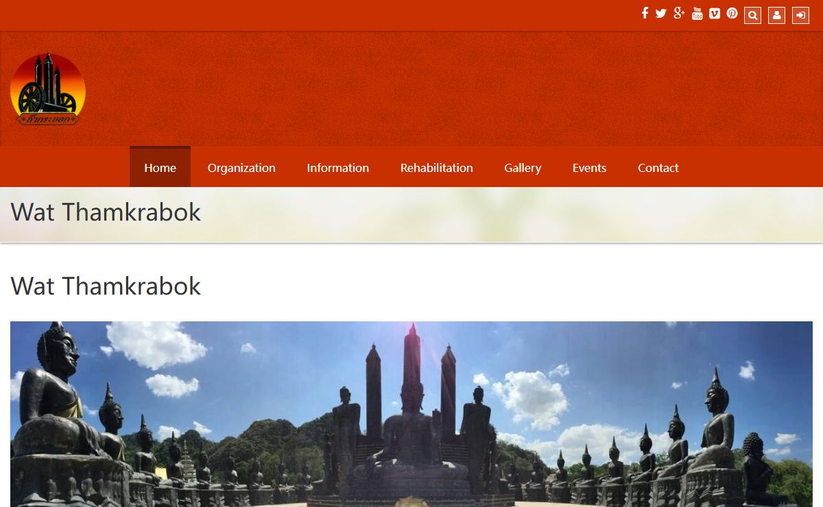 Official Wat Thamkrabok Homepage