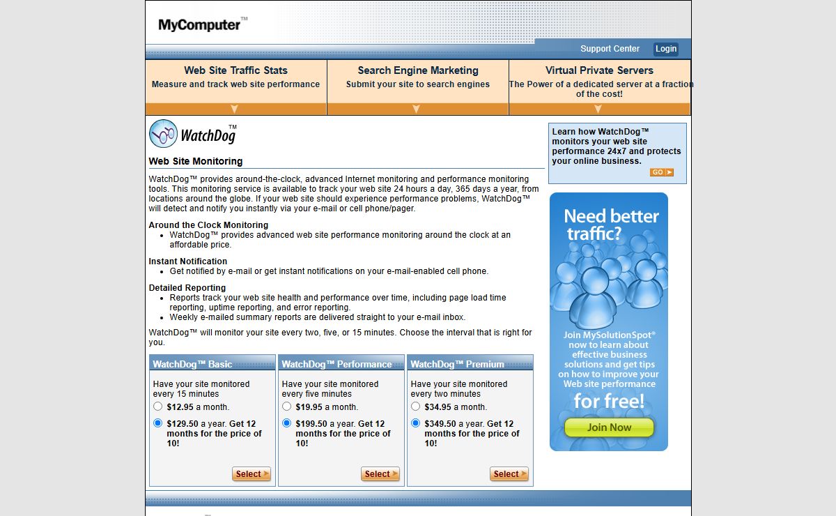 Reliable Internet Monitoring from MyComputer.com