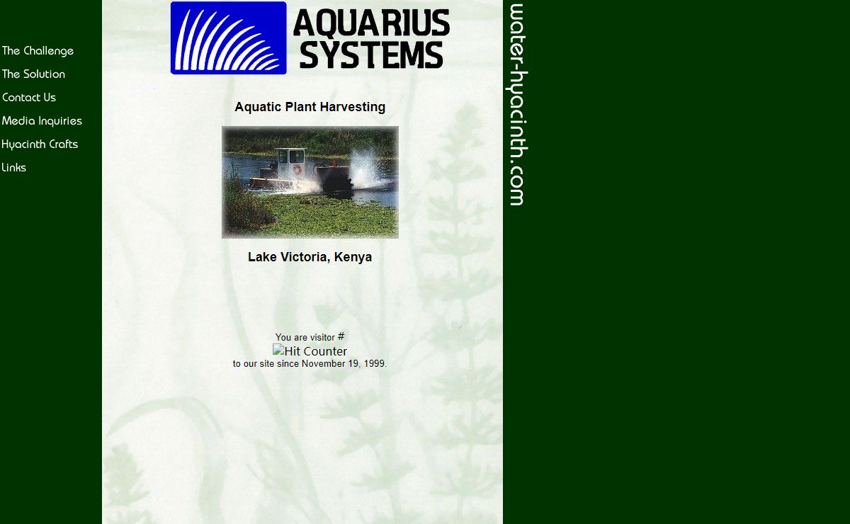 Aquarius Systems - Water Hyacinth harvesting in Lake Victoria, Kenya