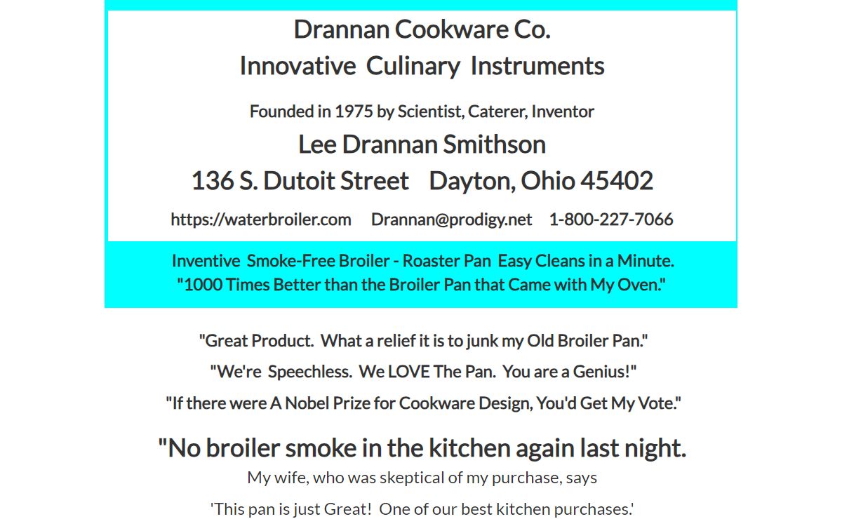 Inventive Easy Clean Broiler Pan Cleans in a Minute. No Scrubbing Needed. It's Smoke-Free. No Exhaust Hood Needed.