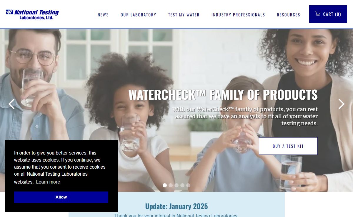 Watercheck - NTL - Residential & Commercial Water Testing