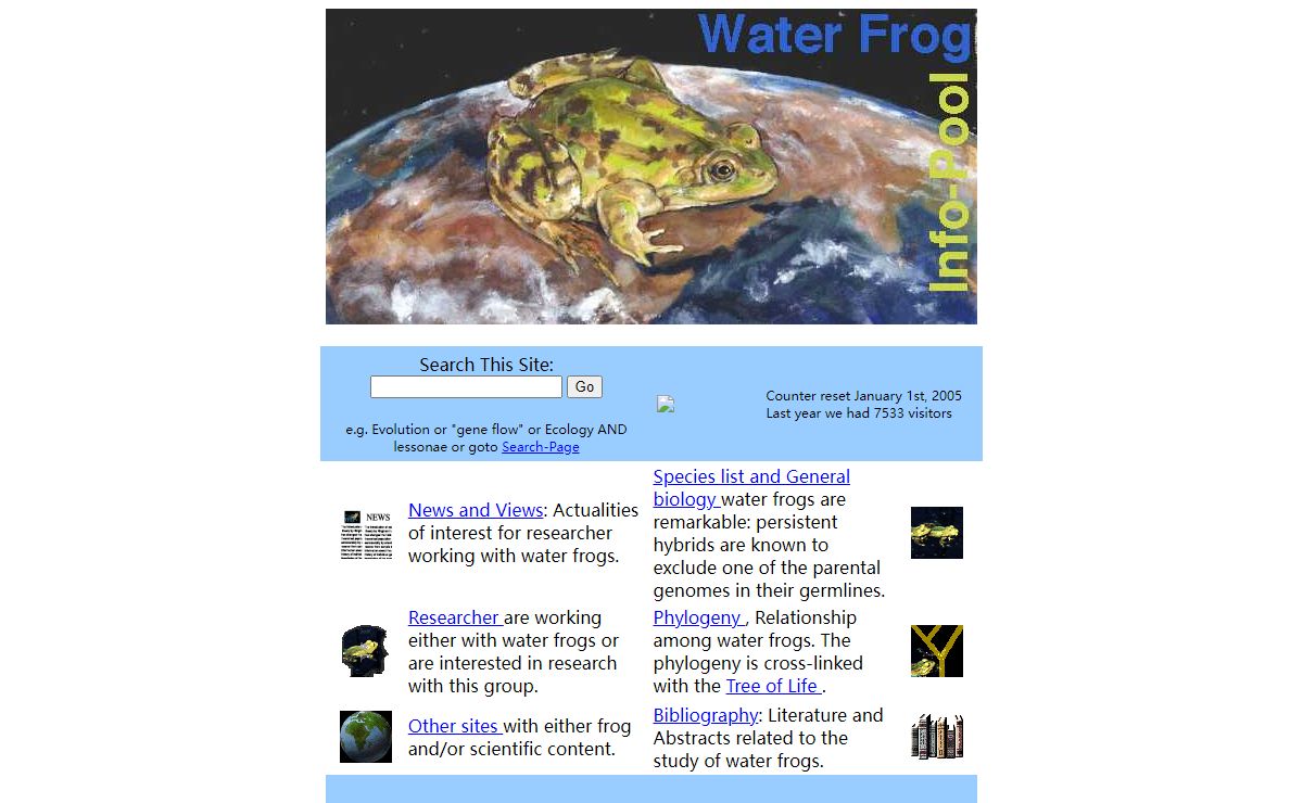Western Palearctic Water Frogs + Water Frog Information Pool