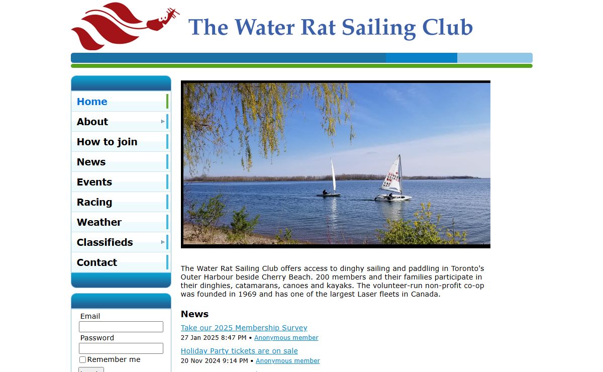 The Water Rat Sailing Club - Home