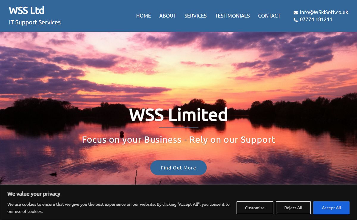 Home | WSS Ltd | IT Support in Swindon Wiltshire
