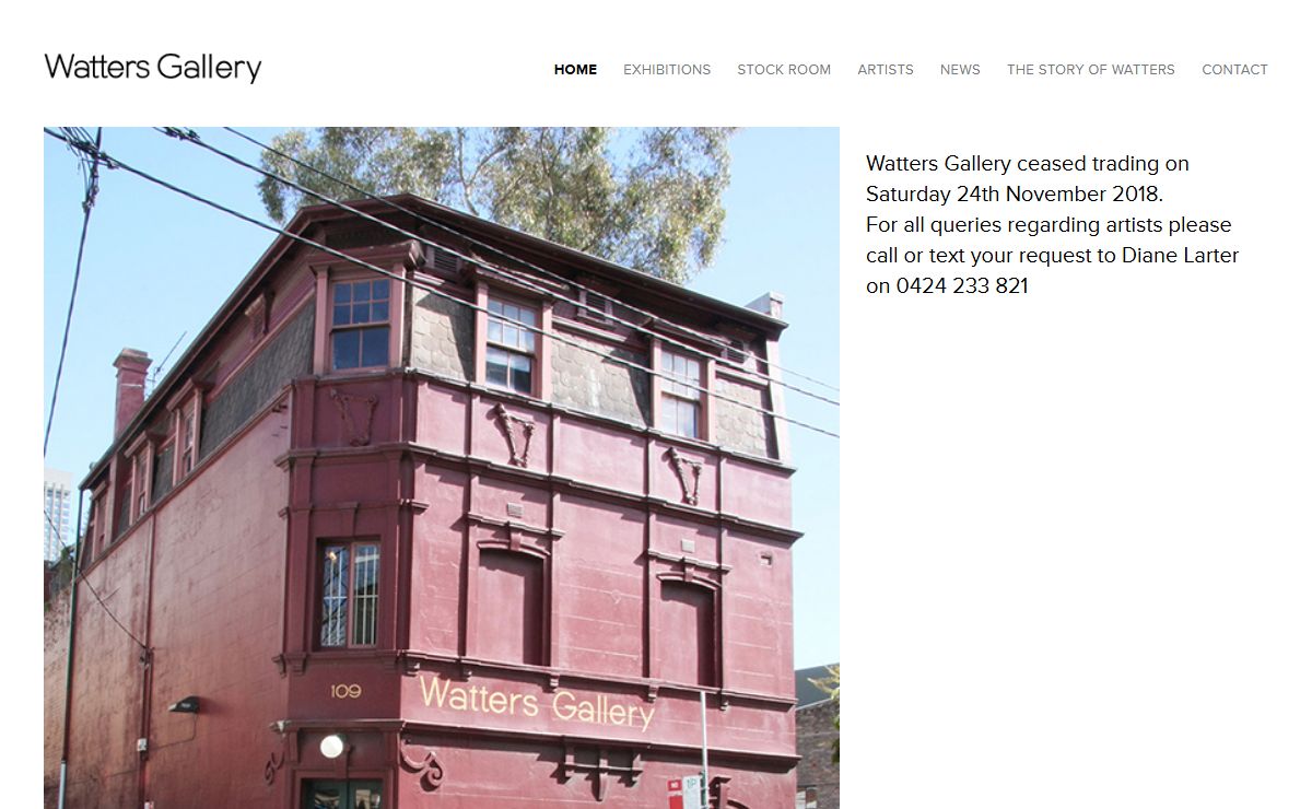 Watters Gallery | Art Gallery