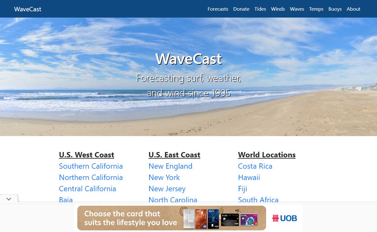 WaveCast - Surf Forecasts