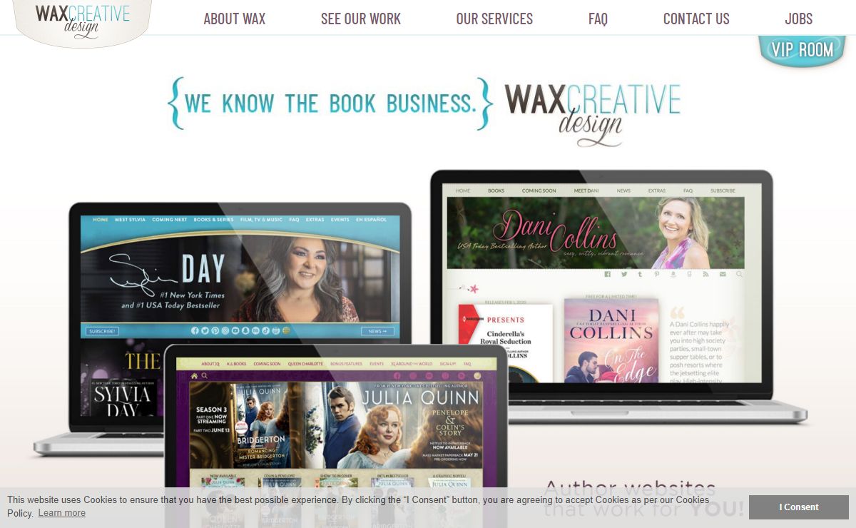 Waxcreative Design | Websites for Authors