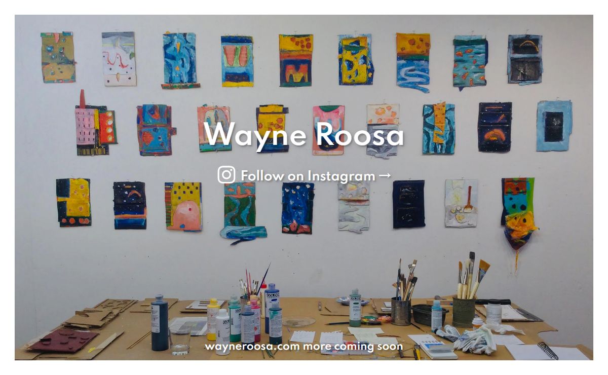 Wayne Roosa - Artist