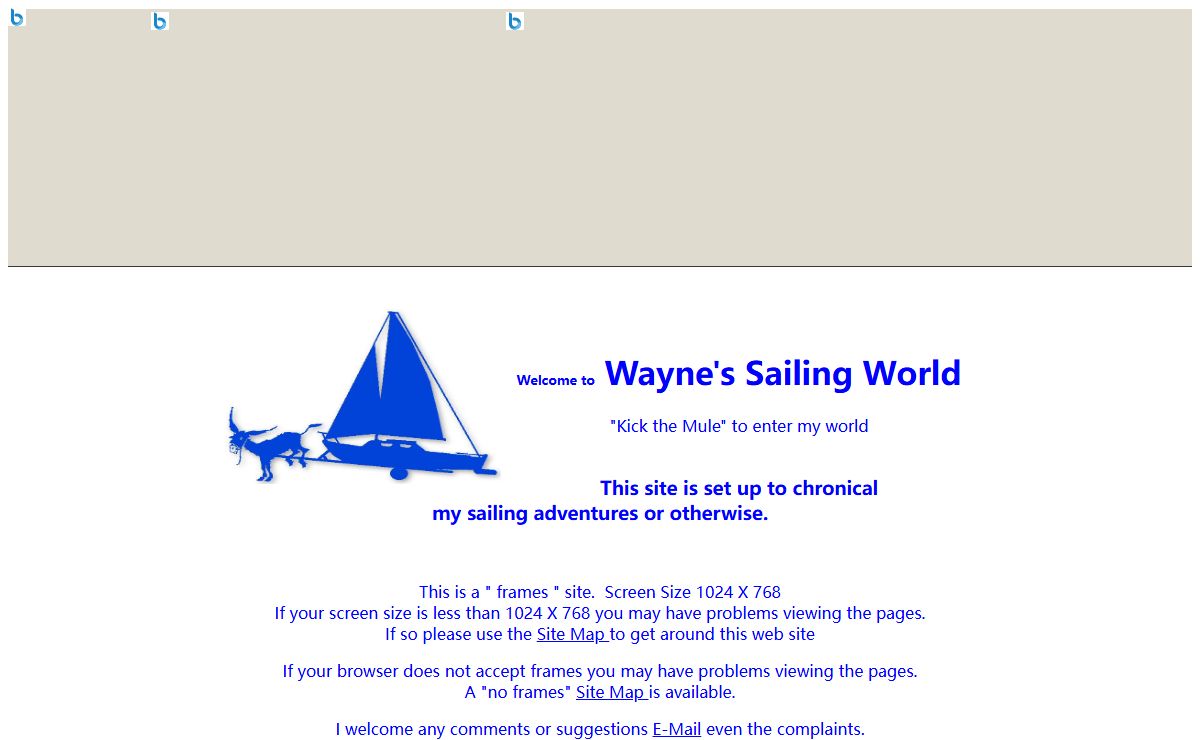 Wayne's South Coast Eclipse Sailing World index page