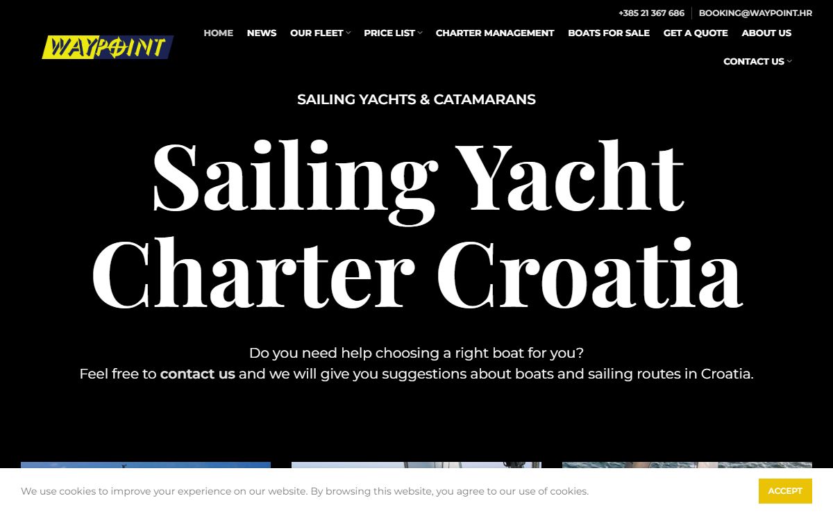 Home | Waypoint - Yacht Charter Croatia