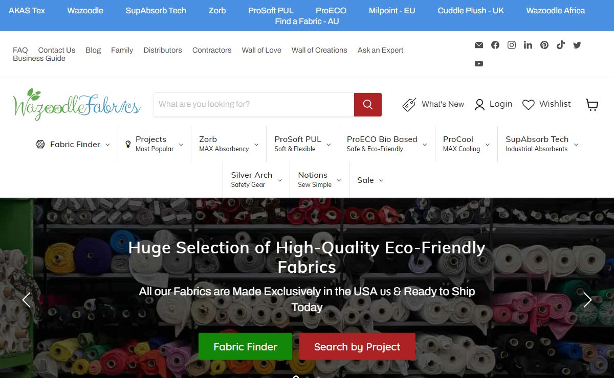 Wazoodle Fabrics: The No.1 Choice for Eco-friendly Fabrics