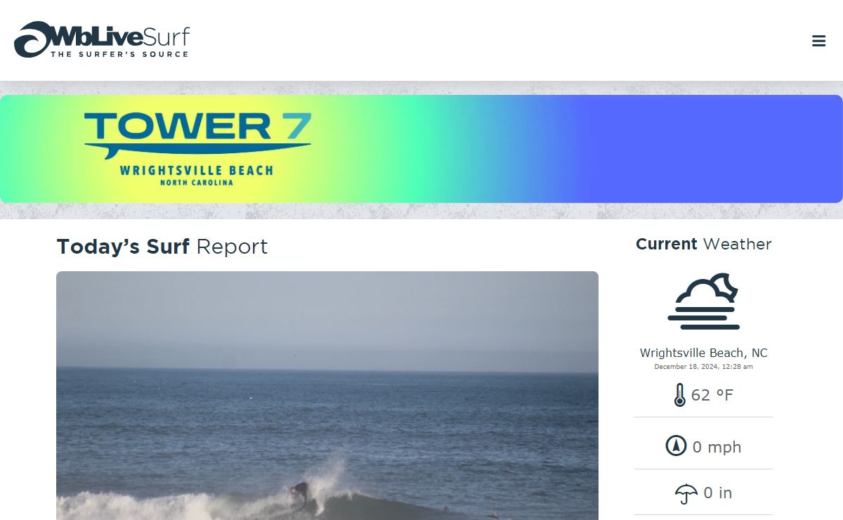 WB Live Surf - Your Daily Surf Report and Shop for Surf Essentials