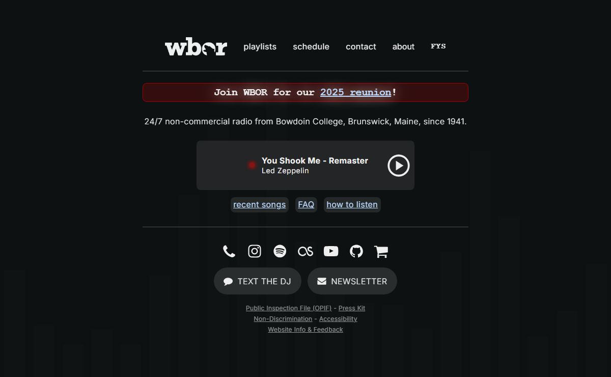 WBOR 91.1 FM - Bowdoin College Polar Bear Radio