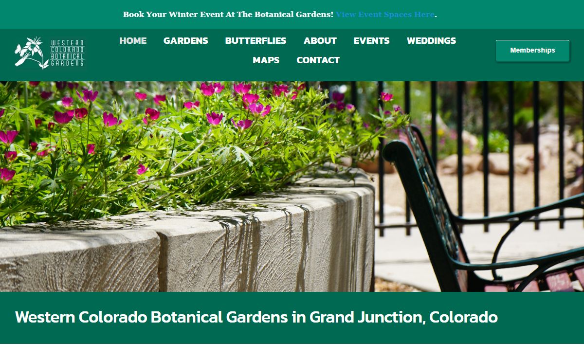 Western Colorado Botanical Gardens in Grand Junction, CO