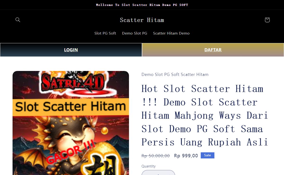 Hot Slot Scatter Hitam !!! Demo Slot Scatter Hitam Mahjong Ways Dari Slot Demo PG Soft Sama Persis Uang Rupiah Asli