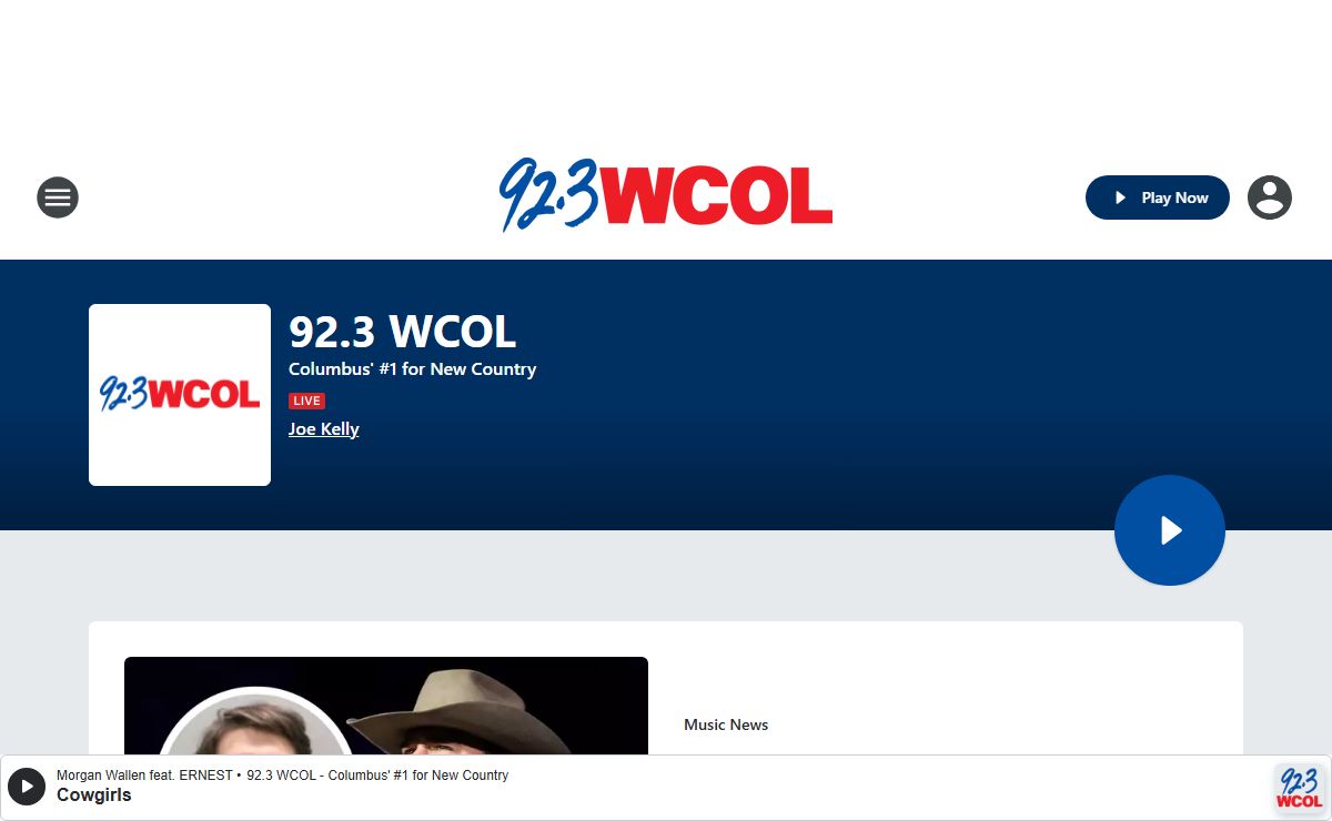 92.3 WCOL - Columbus' #1 for New Country