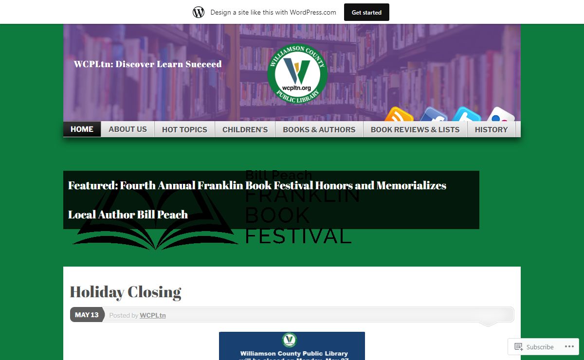 | WCPLtn: Discover Learn Succeed