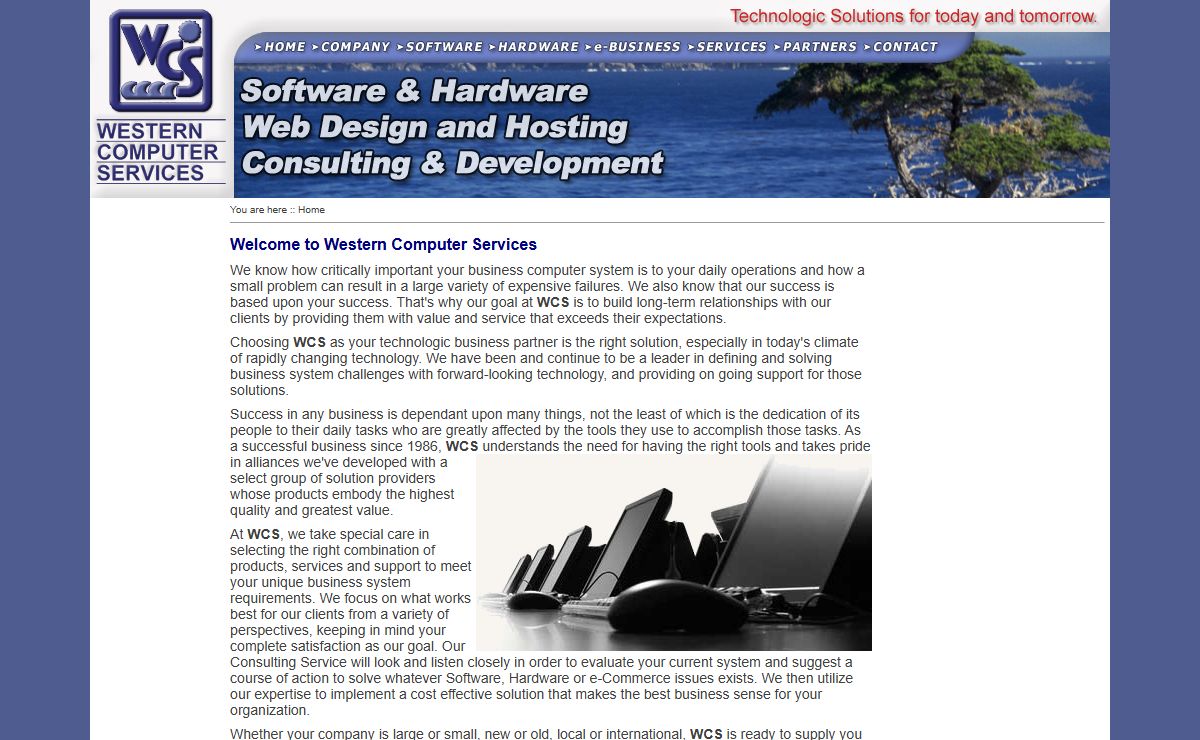 Consulting, Hardware & Software, Web Design & Hosting :: Western Computer Services