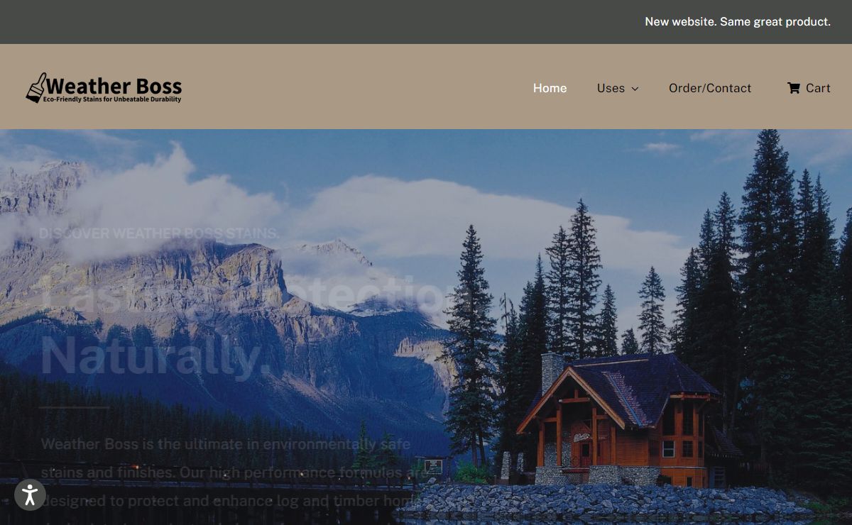 Weather Boss - Eco-friendly Stains for Wood and Surfaces