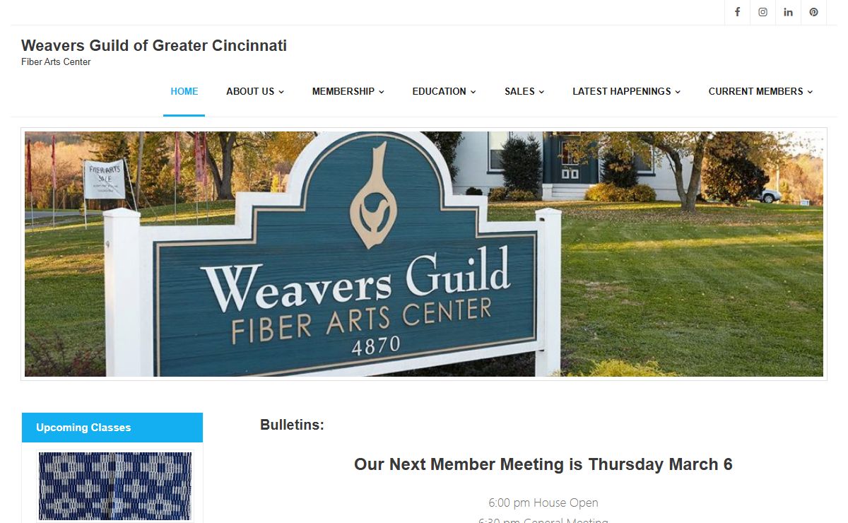 Weavers Guild of Greater Cincinnati – Fiber Arts Center