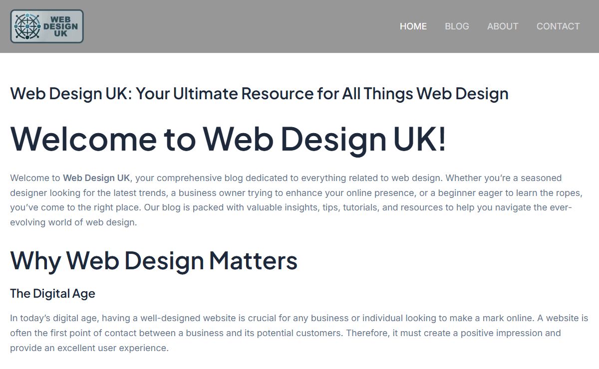 Web Design UK – Your Ultimate Resource for All Things Web Design